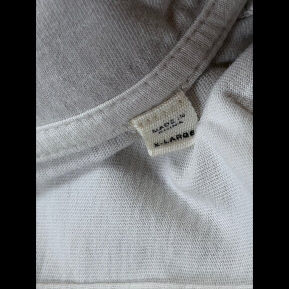 Buck Mason Polo Shirt XL Mens Ivory Short Sleeve Woven Cotton - Picture 7 of 9